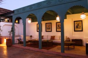 Posezení v ubytování Riad El Morocco Hotel