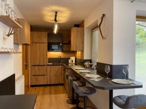 Kuchyň nebo kuchyňský kout v ubytování Vesterberg Apartments in Top Lage - Top Lage