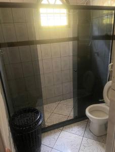 Koupelna v ubytování Casa veraneio