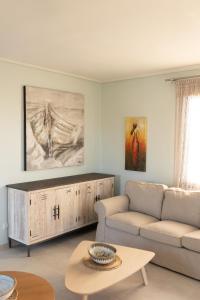พื้นที่นั่งเล่นของ Lampetos Houses Molyvos
