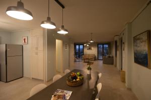 ครัวหรือมุมครัวของ Lampetos Houses Molyvos