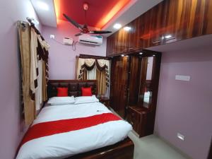 Alif serviced Apartment for Families and Executives客房内的一张或多张床位