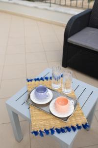 พื้นที่นั่งเล่นของ Lampetos Houses Molyvos