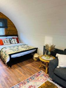 Voodi või voodid majutusasutuse Clyde Croft - (Luxury Cabin) toas