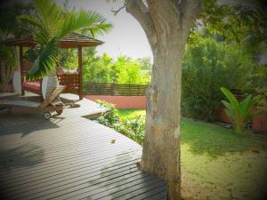 Zahrada ubytování Villa CINTA piscine chauffée 100 m du lagon