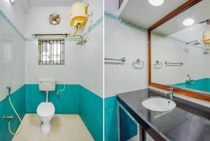 Koupelna v ubytování OYO Retro Residency + 24 fotografií