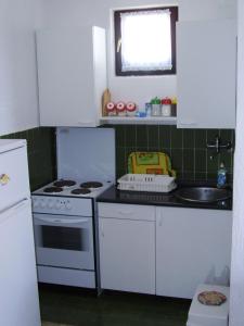 Kuchyň nebo kuchyňský kout v ubytování Petar Apartment