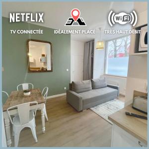Μια τηλεόραση ή/και κέντρο ψυχαγωγίας στο Reyloft • Situé au cœur de Douai & Wifi fibre