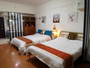 Gallery image of Wuhan Downtown Apartment - Hankou Core Deluxe Suite for 4 People in Wuhan