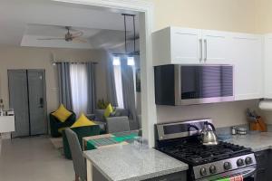 O bucătărie sau chicinetă la Welcome to our Ocean View Villa!