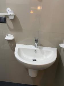 Koupelna v ubytování Lemazone Inn