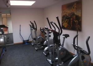 Fitness centar i/ili fitness sadržaji u objektu Appartement Spacieux aux Portes du Soleil