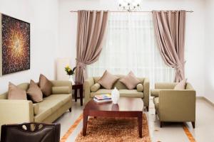 Posezení v ubytování Muscat Oasis Residences