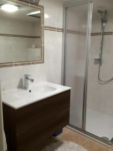 Koupelna v ubytování Haus Sonnenhang