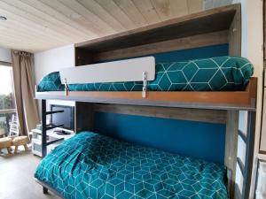 Ein Bett oder Betten in einem Zimmer der Unterkunft L'échappée étoilée - Métabief