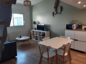 Kuchyň nebo kuchyňský kout v ubytování LENIE appartement reposant