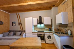 Nhà bếp/bếp nhỏ tại Chaleureux studio au pied des pistes - Le pisteur