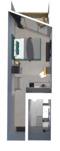 Eldhús eða eldhúskrókur á Aparthouse Leonhard