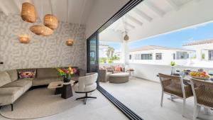 Istumisnurk majutusasutuses Penthouse Mesa Bonita