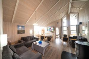 Χώρος καθιστικού στο Ferienhaus Nordseeparadies