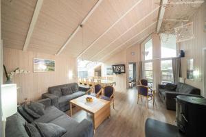 Posezení v ubytování Ferienhaus Wellnessoase
