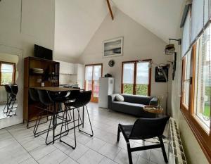 Et opholdsområde på Ma cabane et les vagues by Melrose