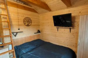 TV a/nebo společenská místnost v ubytování Tiny Treperka