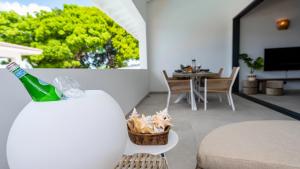 Televiisor ja/või meelelahutuskeskus majutusasutuses Penthouse Mesa Bonita
