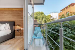 Μπαλκόνι ή βεράντα στο Benjamin Franklin 175, in Condesa by Blueground