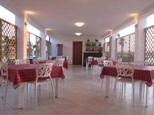 A seating area at L'Isola del Sale