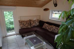 Χώρος καθιστικού στο Ferienhaus An der Suhle Quelle