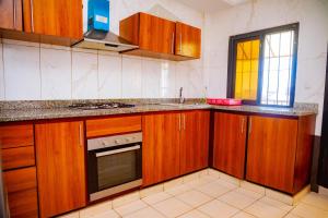 Kuchyň nebo kuchyňský kout v ubytování RESIDENCE BELMANN