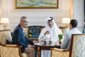 Os clientes hospedados em Riviera Rayhaan by Rotana Doha