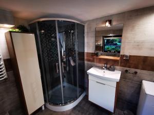Kúpeľňa v ubytovaní Apartament Aldi