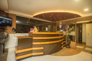 Lobbyn eller receptionsområdet på Hotel Sundaram Palace