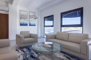 Posezení v ubytování Handelskade Penthouse