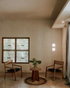 Istumisnurk majutusasutuses Casona los Cedros