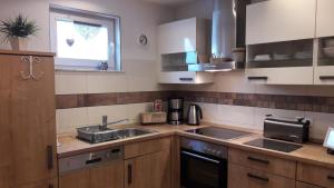 Köök või kööginurk majutusasutuses Pfalz-Apartment Mein Chalet