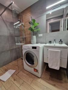 Kúpeľňa v ubytovaní Apartament w Śródmieściu