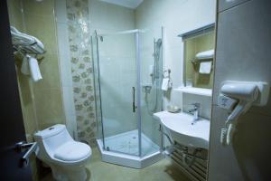 Koupelna v ubytování Hotel Meliss