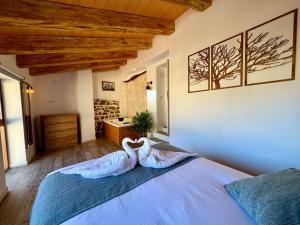 La Casucha de Chulilla客房内的一张或多张床位