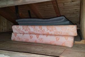 Postel nebo postele na pokoji v ubytování Almhütte für Summer und Wintersport