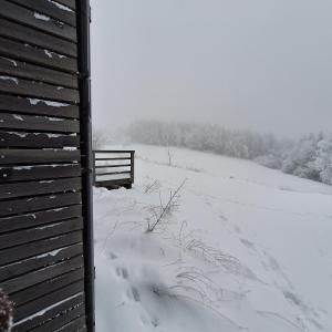 Chata Luční v zimě