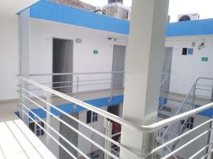 a view of the balcony of a building at Hotel Mileniun Valledupar in Valledupar