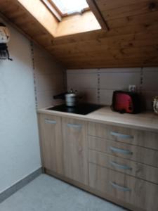 Una cocina o cocineta en Apartman Radmila