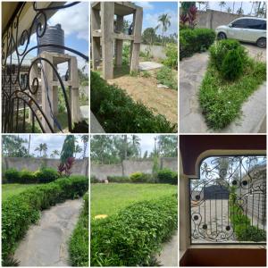 a collage of photos with a gate and a garden at Rabai,Mazeras. Off Jumbo steel mills/kombeni girls before the coast line of Mombasa Kenya. in Kilifi