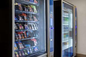 a refrigerator full of food and drinks at Motel 6-Carson City, NV in Carson City