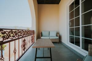 Balkón nebo terasa v ubytování Hacienda Los Olivos, Valle de Guadalupe