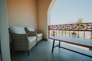 Balkón nebo terasa v ubytování Hacienda Los Olivos, Valle de Guadalupe
