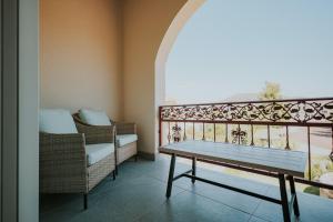 Balkón nebo terasa v ubytování Hacienda Los Olivos, Valle de Guadalupe